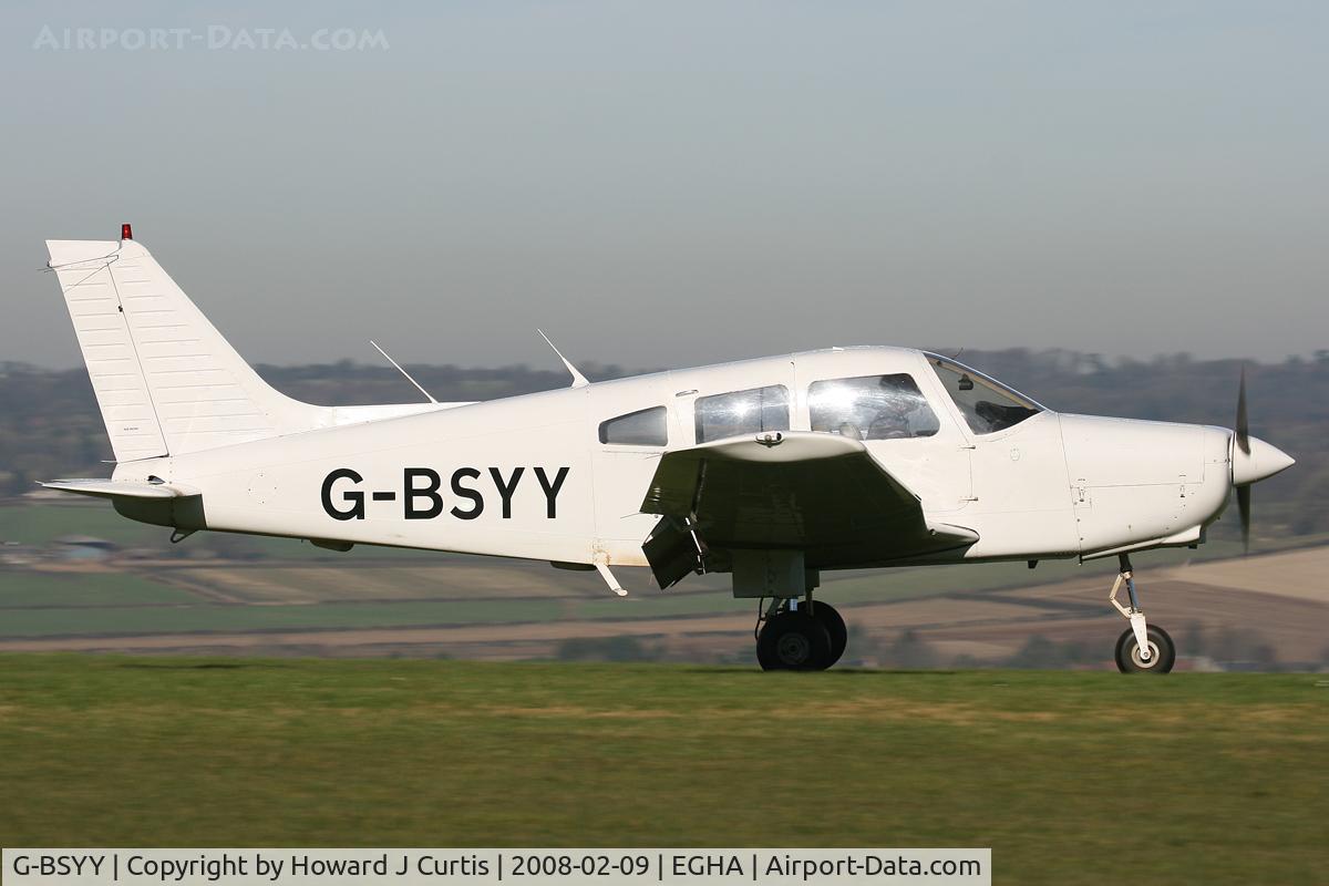 G-BSYY, 1986 Piper PA-28-161 Cherokee Warrior II C/N 2816009, Privately owned.