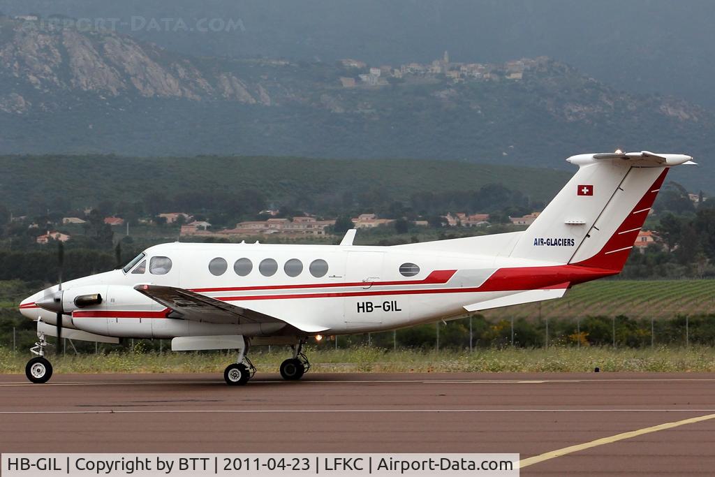HB-GIL, 1977 Beech 200 Super King Air C/N BB-194, Charter flight from Switzerland