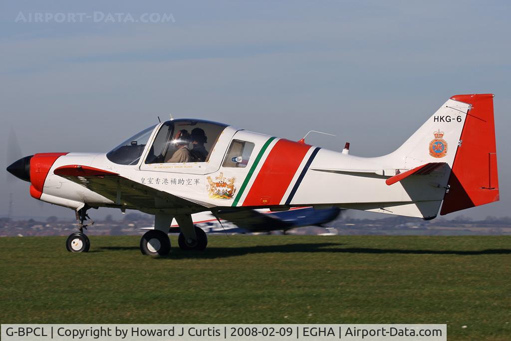 G-BPCL, 1977 Scottish Aviation Bulldog Series 120 Model 128 C/N BH120/393, Privately owned. Painted as HKG-6.