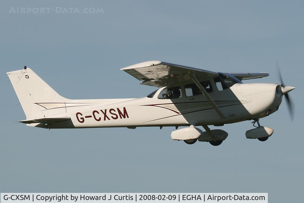 G-CXSM, 1998 Cessna 172R Skyhawk C/N 17280320, Privately owned.