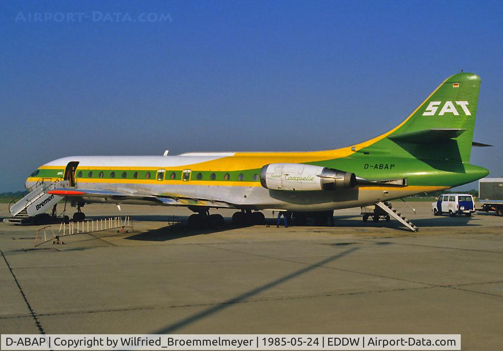D-ABAP, 1967 Sud Aviation SE-210 Caravelle 10R C/N 235, Scan of Slide