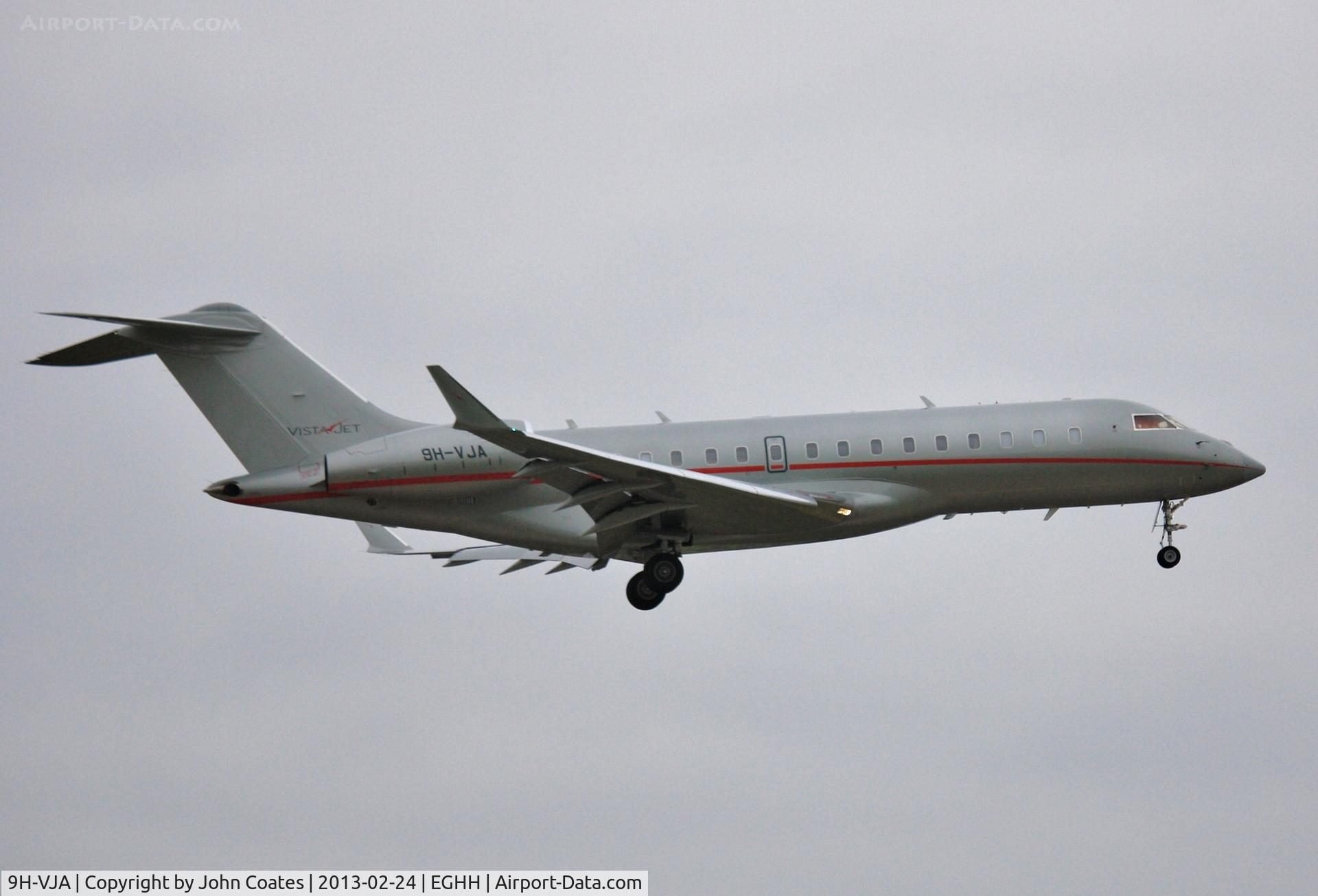 9H-VJA, 2011 Bombardier BD-700-1A10 Global Express XRS C/N 9441, Touch and Goes during training