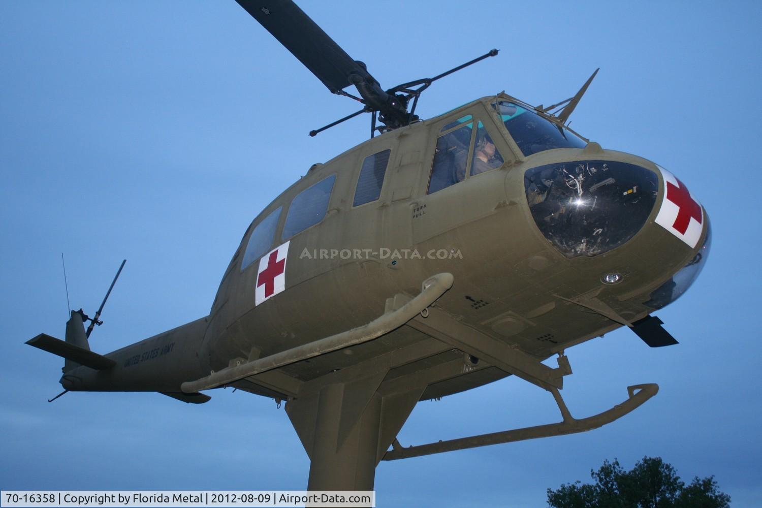 70-16358, 1970 Bell UH-1H Iroquois C/N 12663, UH-1H in Bay City Michigan