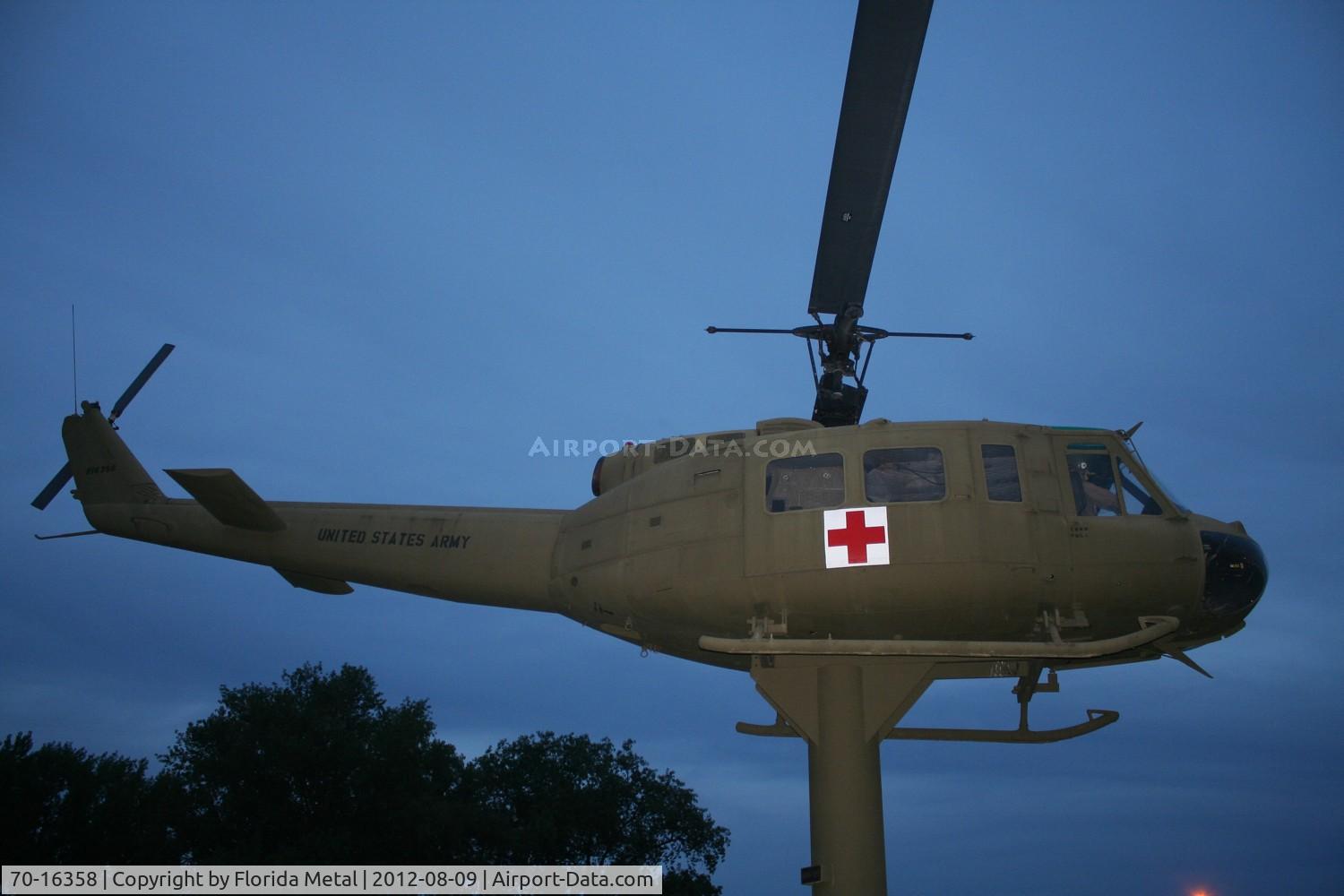 70-16358, 1970 Bell UH-1H Iroquois C/N 12663, UH-1H in Bay City MI