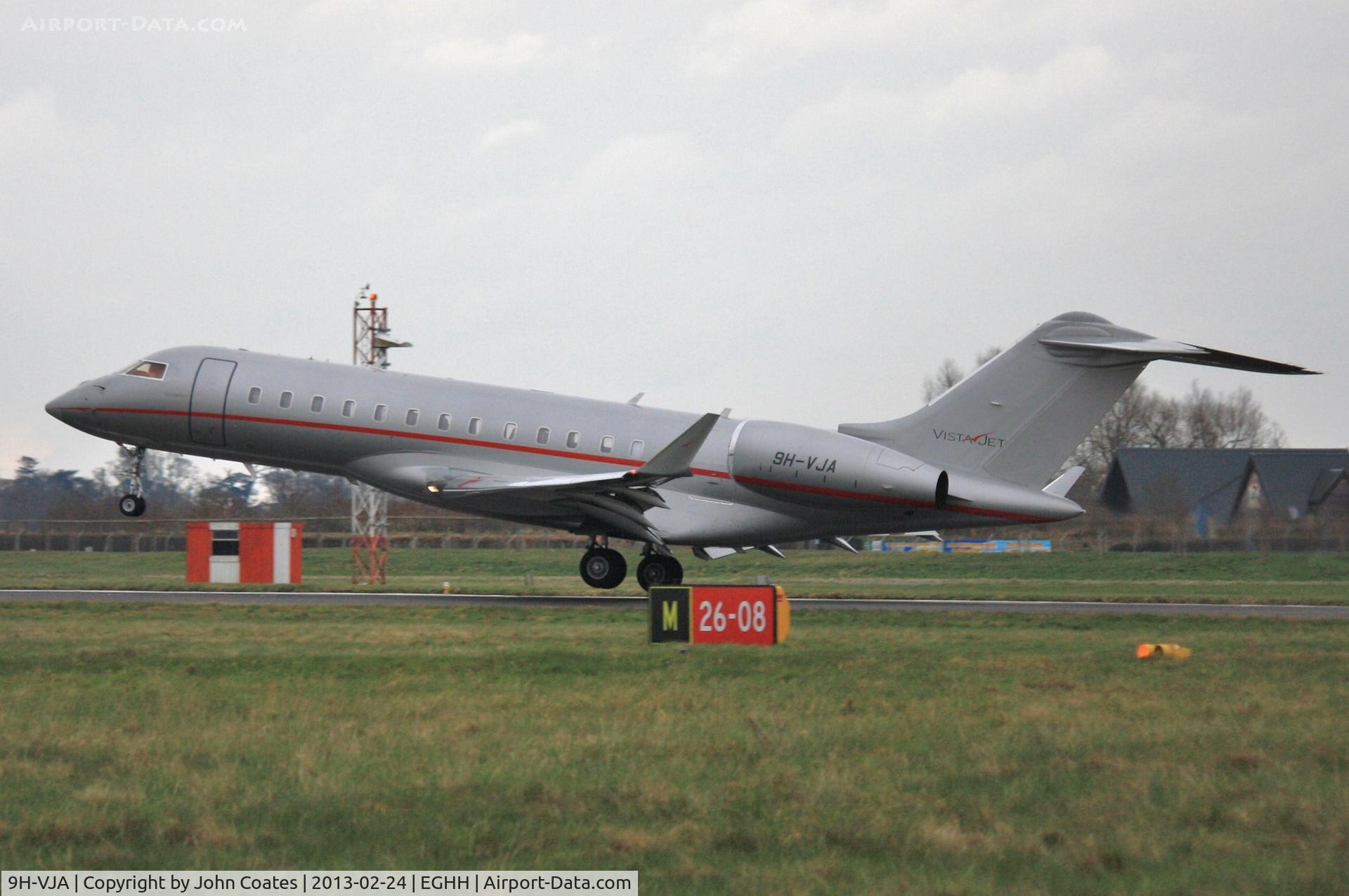 9H-VJA, 2011 Bombardier BD-700-1A10 Global Express XRS C/N 9441, Touch and go training