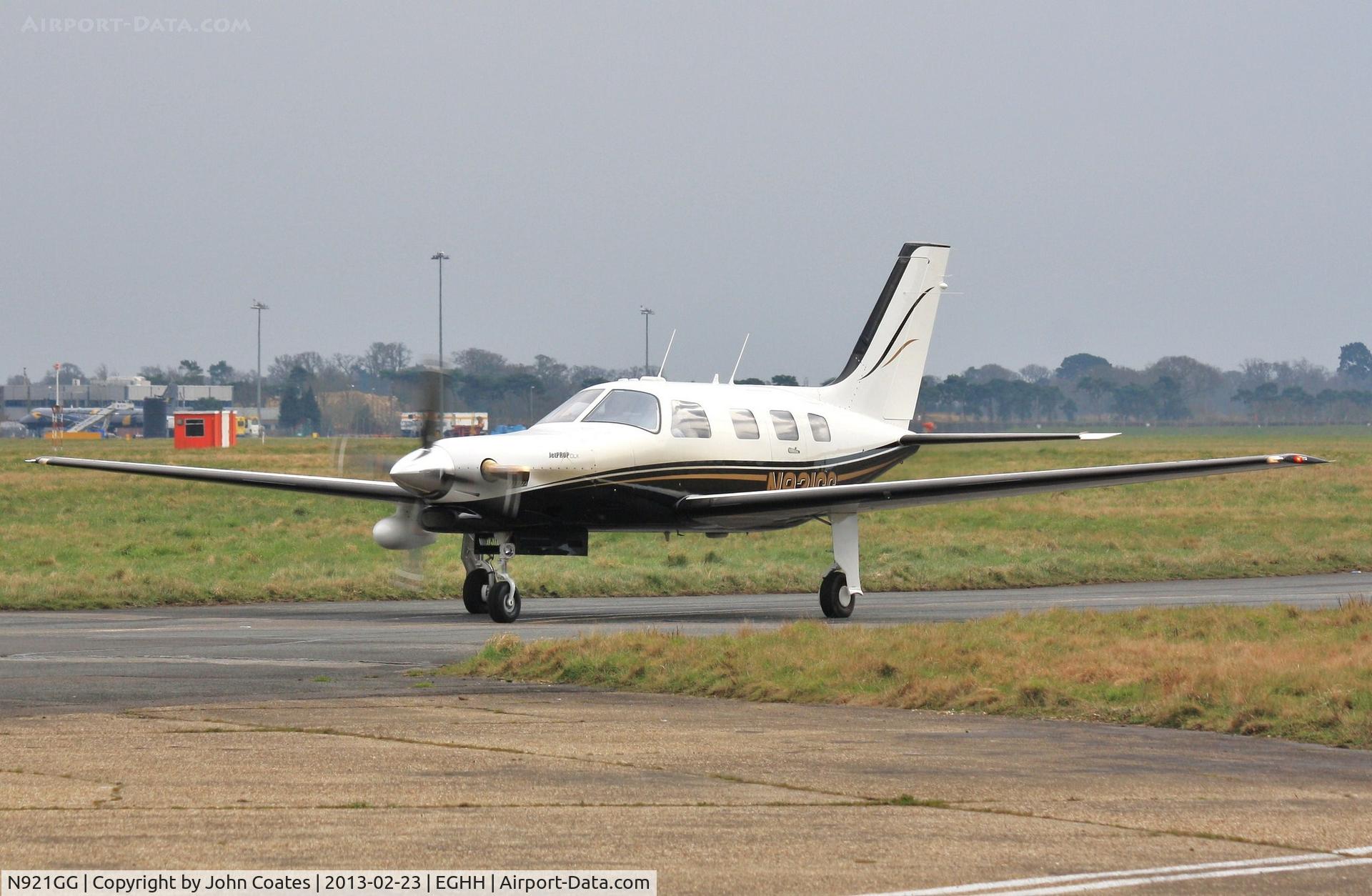 N921GG, 1998 Piper PA-46-350P Malibu Mirage C/N 4636136, Showing recent respray
