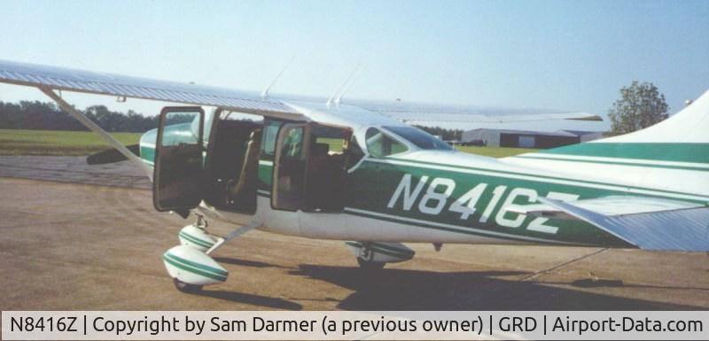 N8416Z, 1963 Cessna 210-5(205) C/N 205-0416, When Tri Fly Corporation was operated out of Greenwood County Airport - (GRD) in 1997 by a previous owner.
