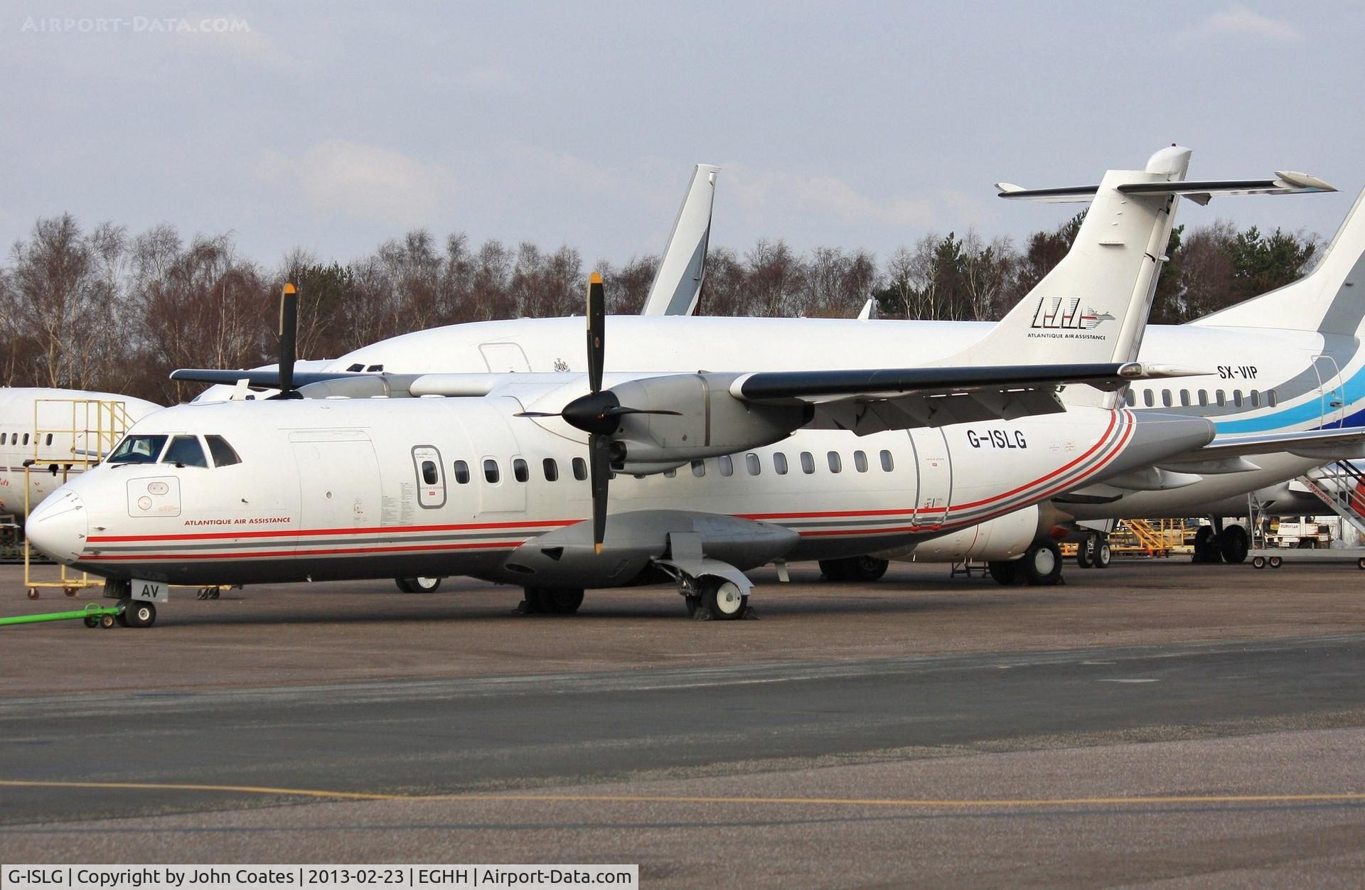G-ISLG, 1986 ATR 42-320 C/N 019, ex F-HAAV awaiting paintshop