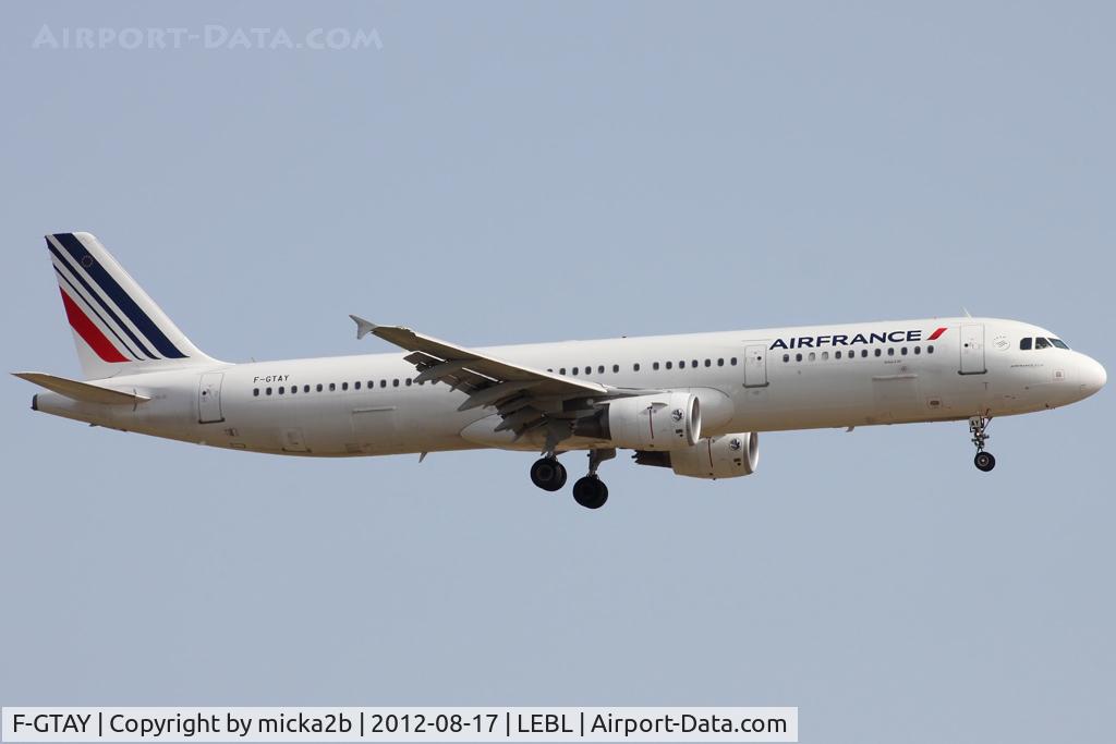 F-GTAY, 2010 Airbus A321-212 C/N 4251, Landing