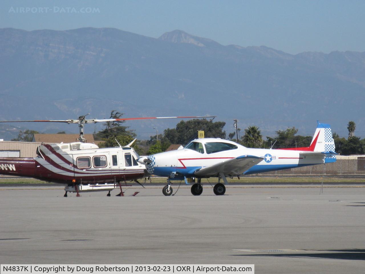 N4837K, 1949 Ryan Navion A C/N NAV-4-1837, 1949 Ryan NAVION A, Continental E-185 listed