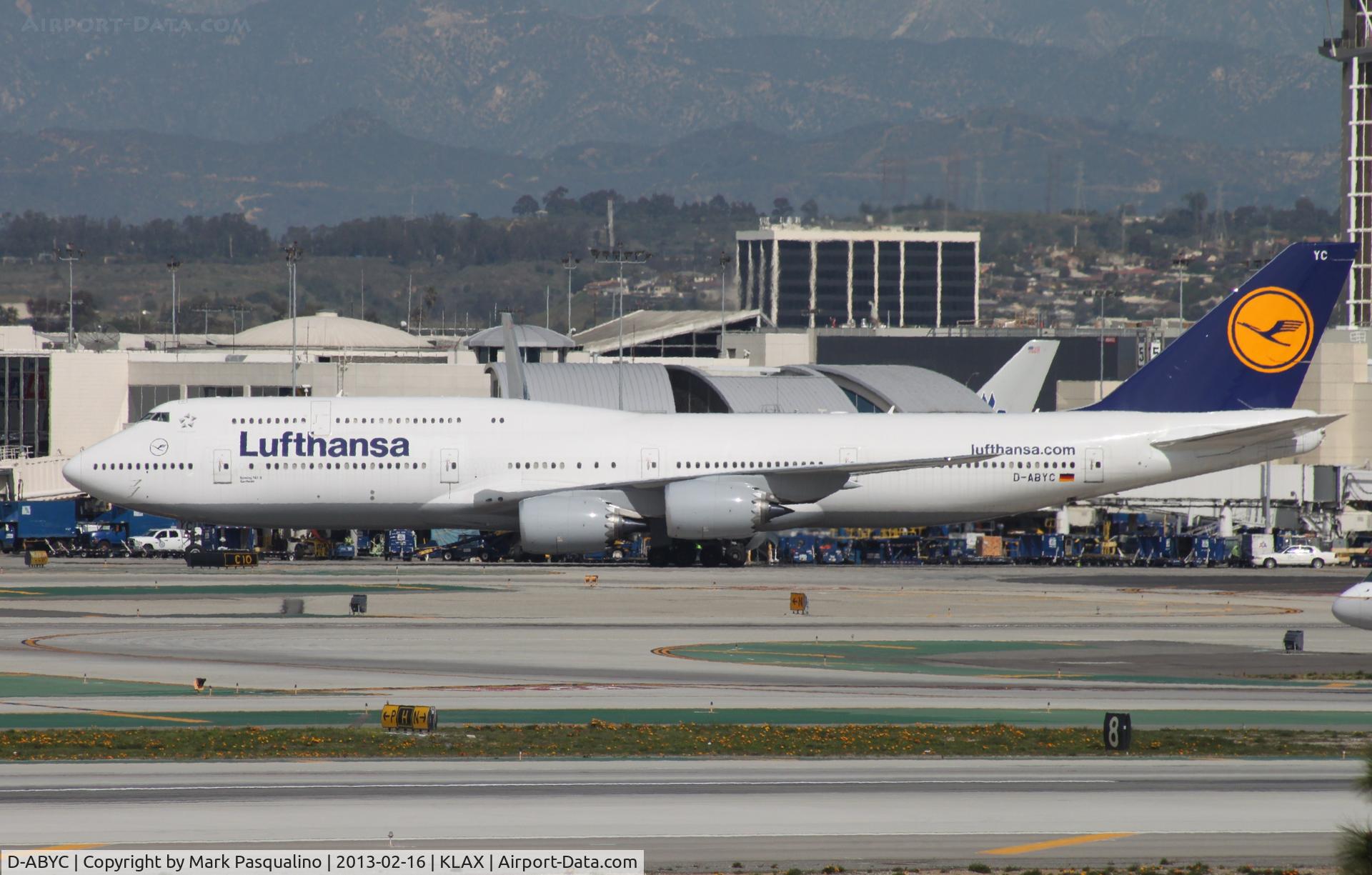 D-ABYC, 2012 Boeing 747-830 C/N 37828, Boeing 747-800