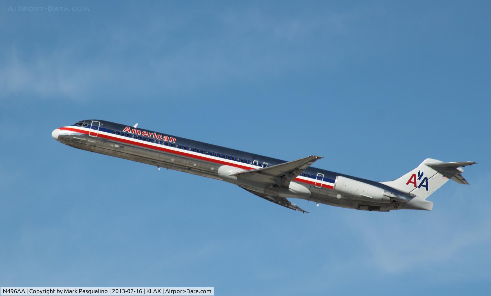 N496AA, 1989 McDonnell Douglas MD-82 (DC-9-82) C/N 49734, MD-82