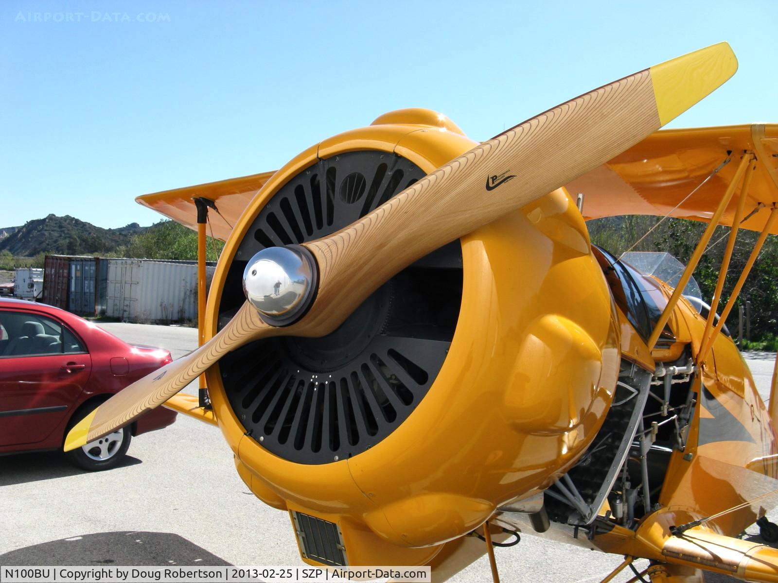 N100BU, 1939 Doflug Bu-133 Jungmeister C/N 19, 1939 Dorniere Werke BU 133 JUNGMEISTER, Lycoming O-360-A1D 180 Hp, original radial cowl, Performance prop a work of art, maintenance panel off