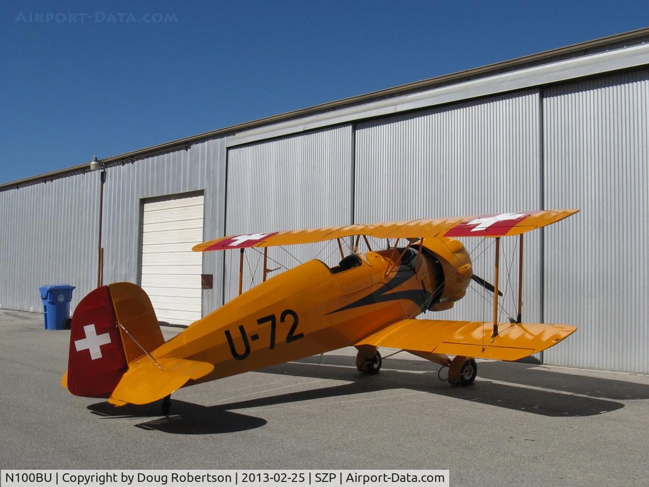 N100BU, 1939 Doflug Bu-133 Jungmeister C/N 19, 1939 Dorniere Werke BU 133 JUNGMEISTER, Lycoming O-360-A1D 180 Hp in original radial cowl