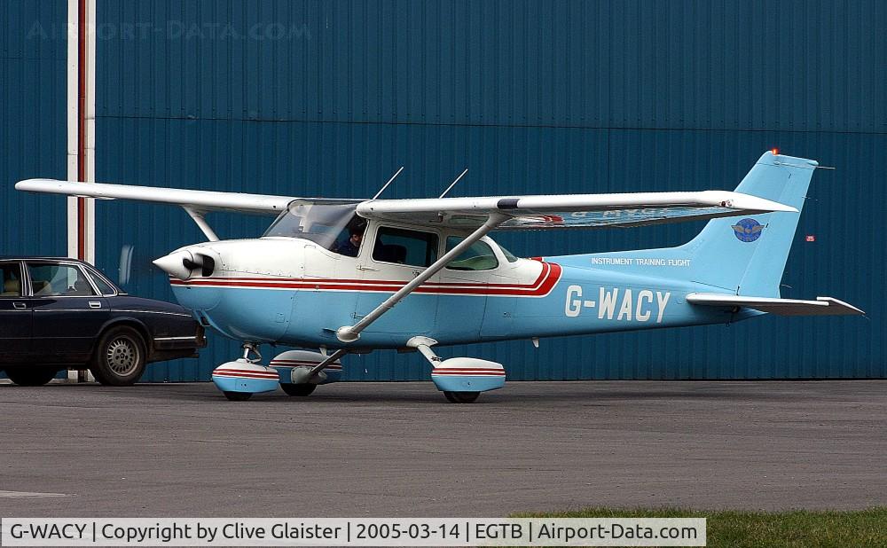 G-WACY, 1984 Reims Cessna F172P Skyhawk C/N 2217, Ex: F-GDOZ > G-WACY - Originally owned to, Wycombe Air Centre Ltd in October 1986 and currently with, The Vintage Wings Aviation Company Ltd since March 2012