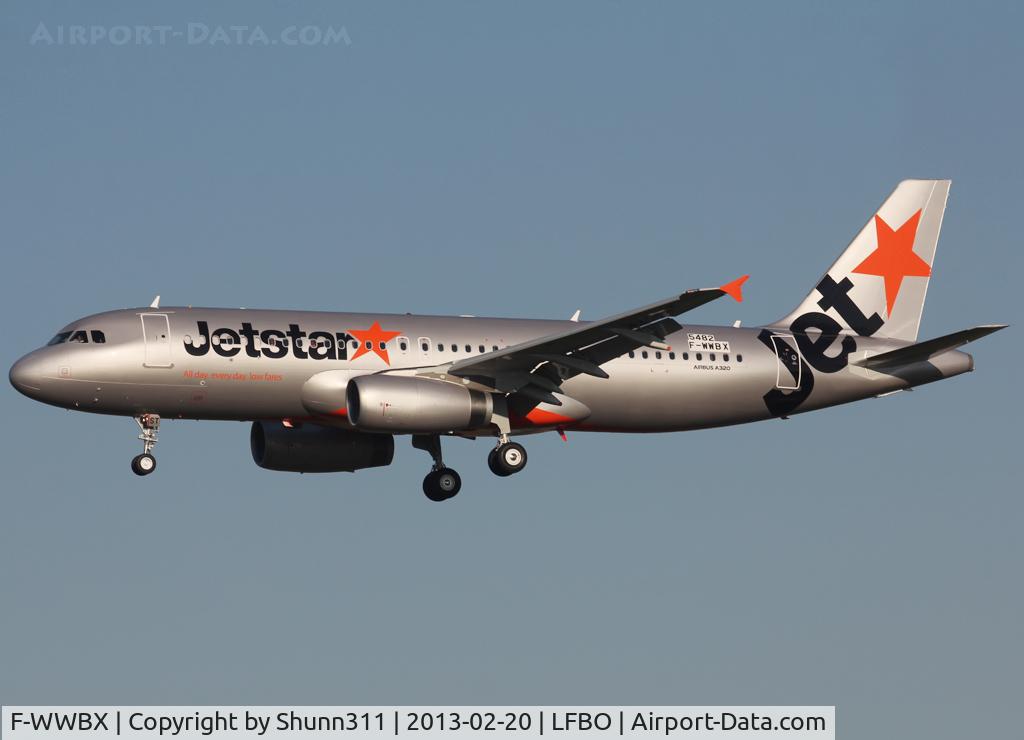 F-WWBX, 2013 Airbus A320-232 C/N 5482, C/n 5482 - To be 9V-JST and repainted in mica c/s