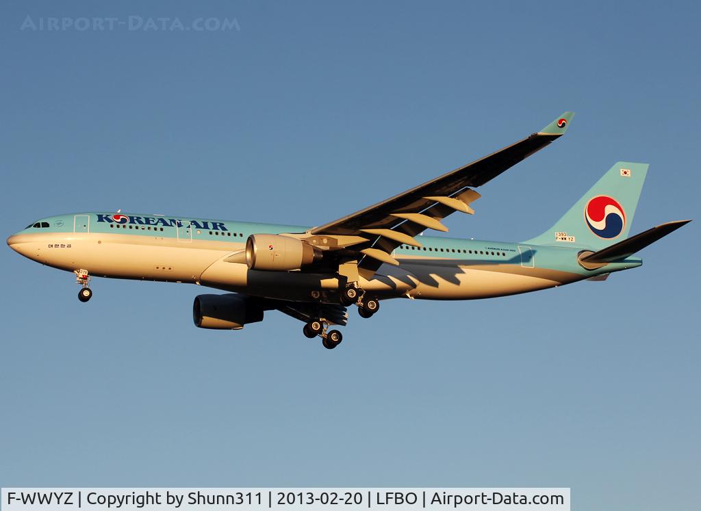 F-WWYZ, 2013 Airbus A330-223 C/N 1393, C/n 1393 - To be HL8270