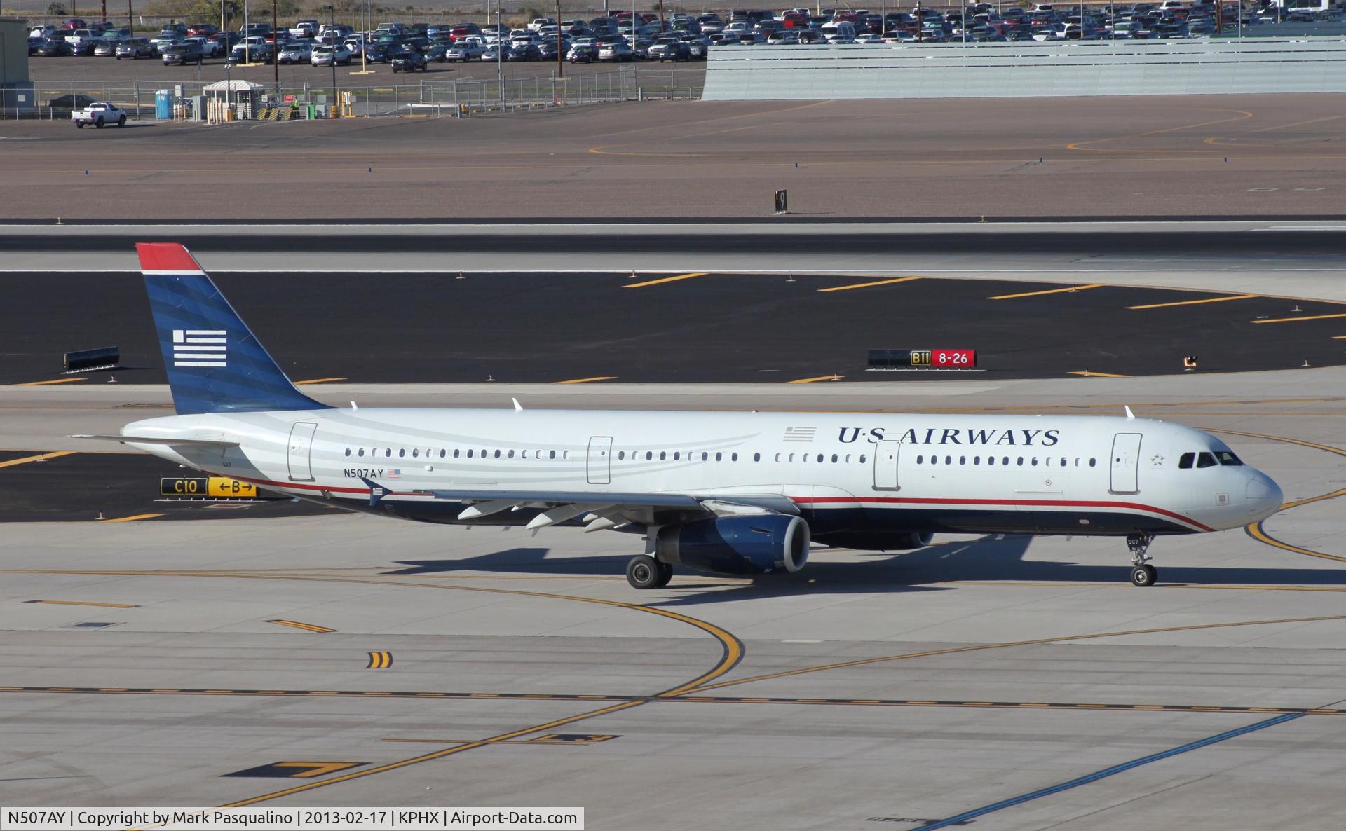 N507AY, 2008 Airbus A321-231 C/N 3712, Airbus A321
