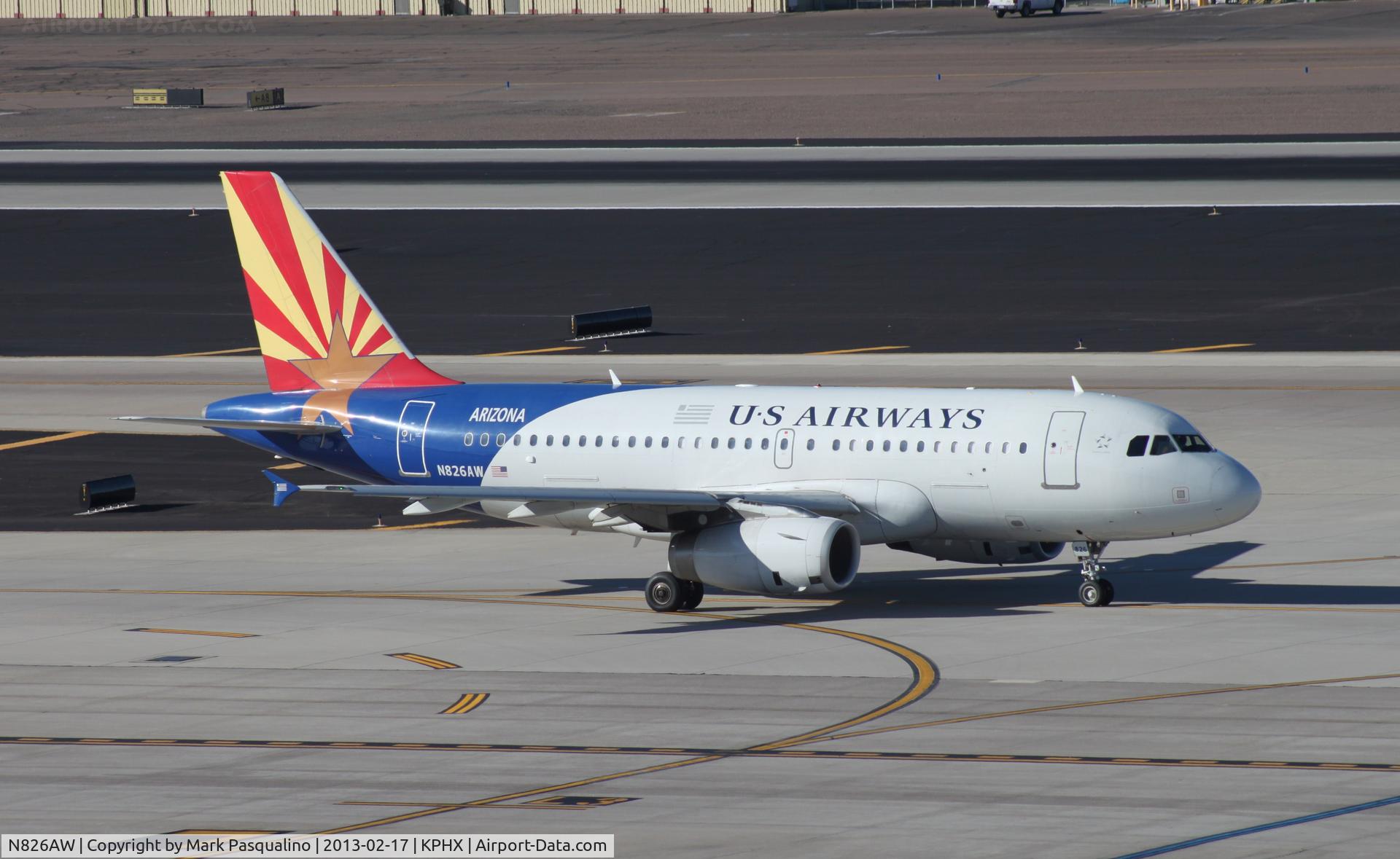 N826AW, 2001 Airbus A319-132 C/N 1534, Airbus A319