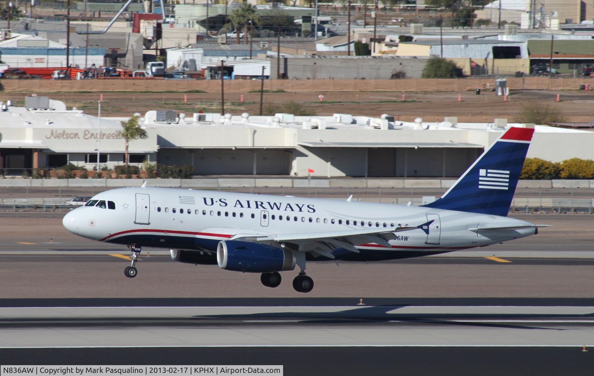 N836AW, 2005 Airbus A319-132 C/N 2570, Airbus A319