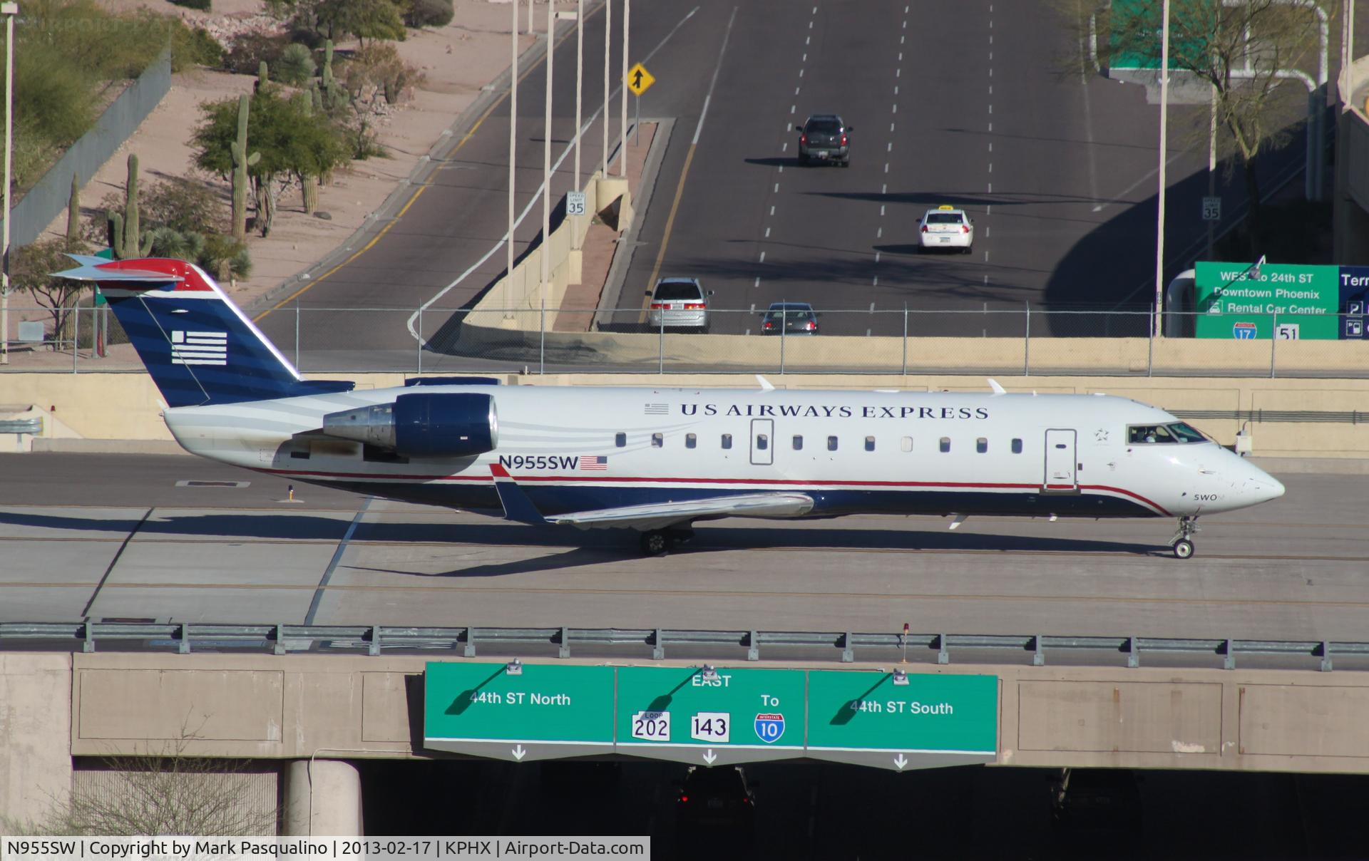 N955SW, 2003 Bombardier CRJ-200LR (CL-600-2B19) C/N 7817, CL-600-2B19
