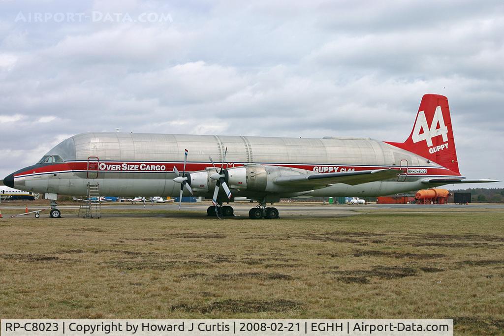 RP-C8023, 1969 Canadair CL-44-0 Skymonster C/N 16, Same place, different registration!