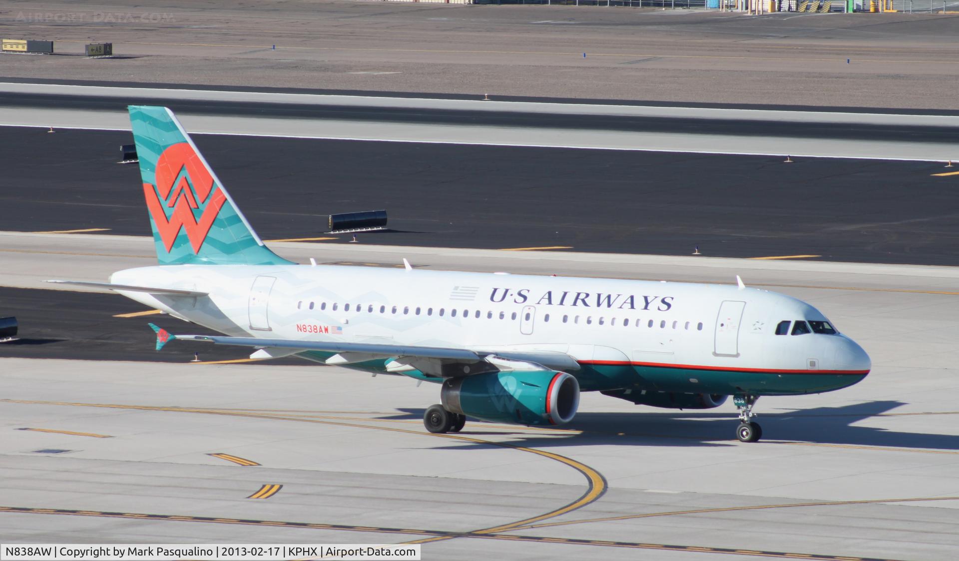 N838AW, 2005 Airbus A319-132 C/N 2615, Airbus A319