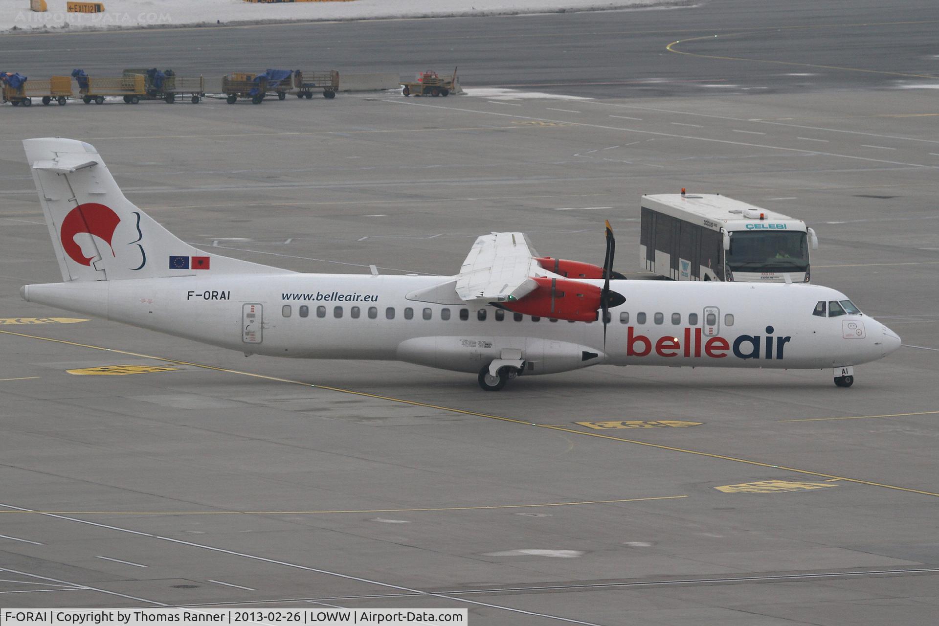 F-ORAI, 2010 ATR 72-212A C/N 908, Belle Air ATR-72