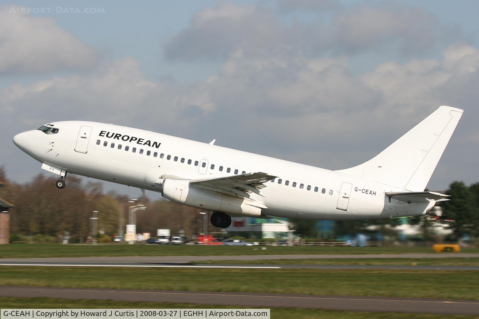 G-CEAH, 1975 Boeing 737-229 C/N 21135, European Aviation.