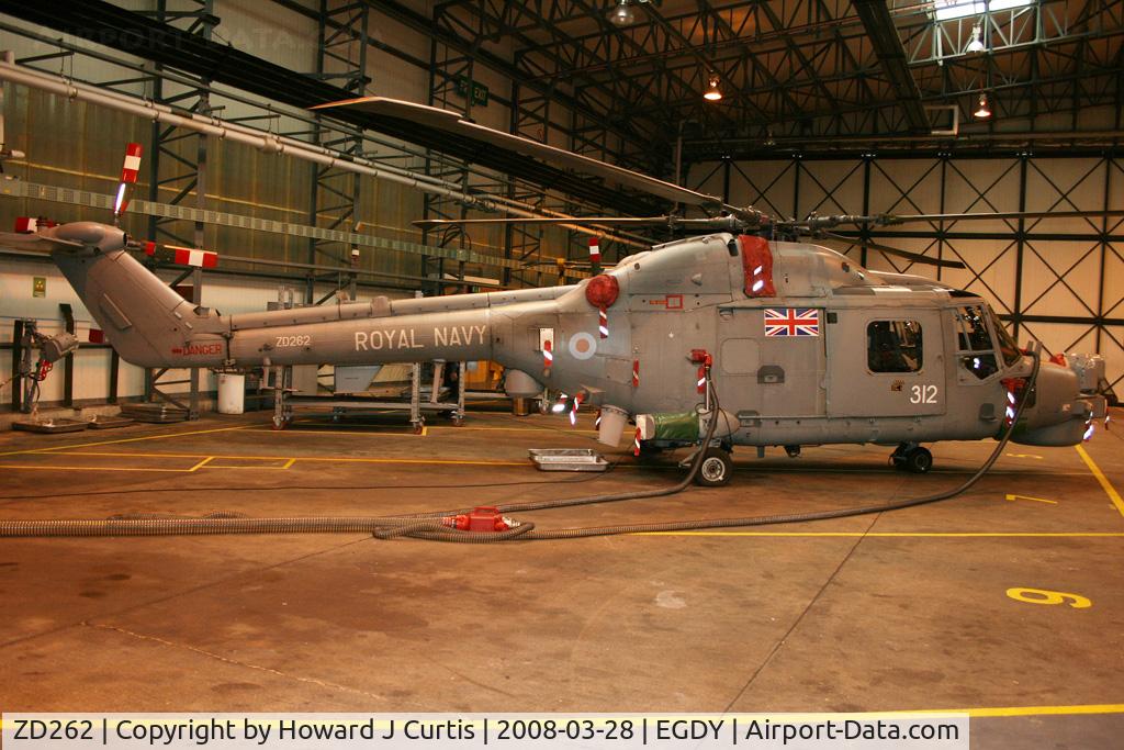 ZD262, 1983 Westland Lynx HMA.8DSP C/N 297, 312/815 NAS.