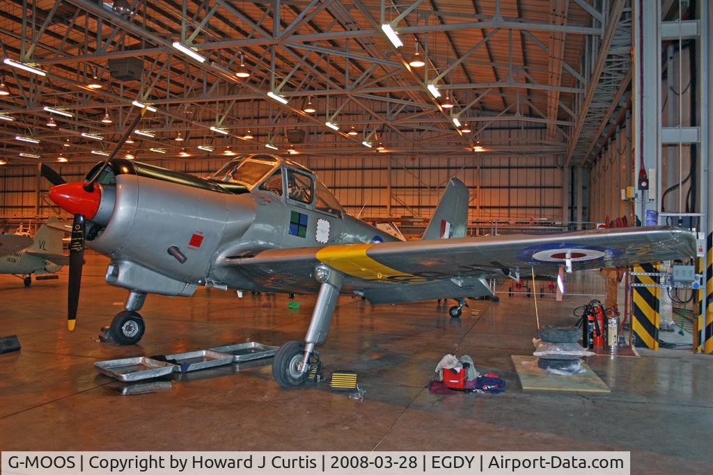 G-MOOS, 1955 Percival P-56 Provost T.1 C/N PAC/F/335, XF690. Privately owned.