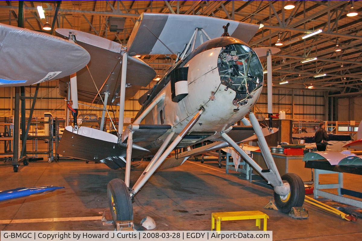 G-BMGC, 1941 Fairey Swordfish 1 C/N B3593, W5856. RNHF, engineless.