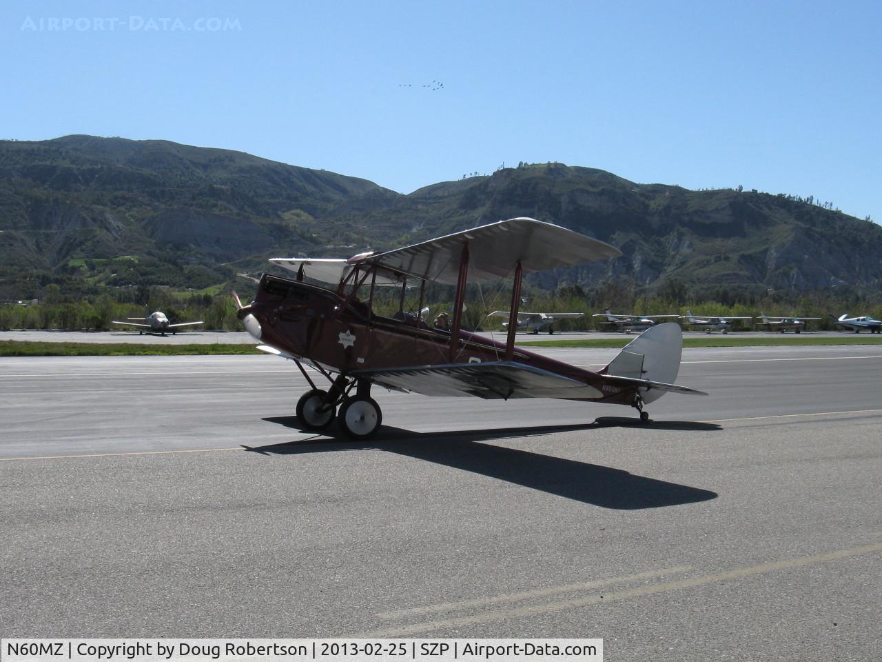 N60MZ, 1930 De Havilland DH-60G Gypsy Moth C/N 1293, 1930 DeHavilland DH.60G GIPSY MOTH, DeHavilland GIPSY II 4 cylinder inverted in-line air-cooled 120 Hp, S-turns taxi to Rwy 22