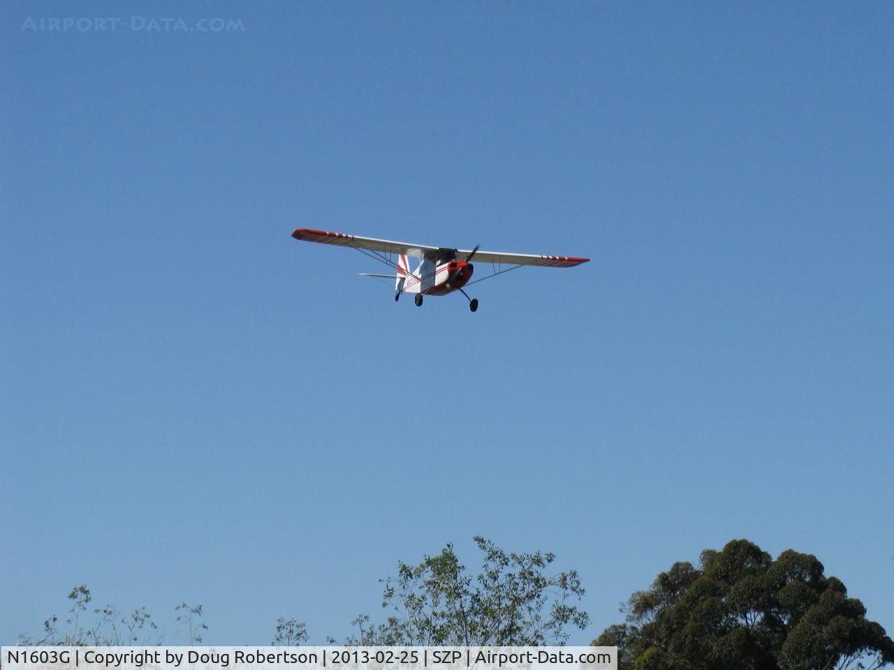 N1603G, 1968 Champion 7ECA Citabria C/N 609, 1968 Champion 7ECA CITABRIA, Lycoming O-235 115 Hp, on final Rwy 04