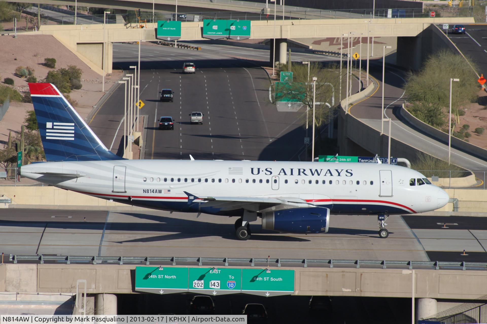 N814AW, 2000 Airbus A319-132 C/N 1281, Airbus A319
