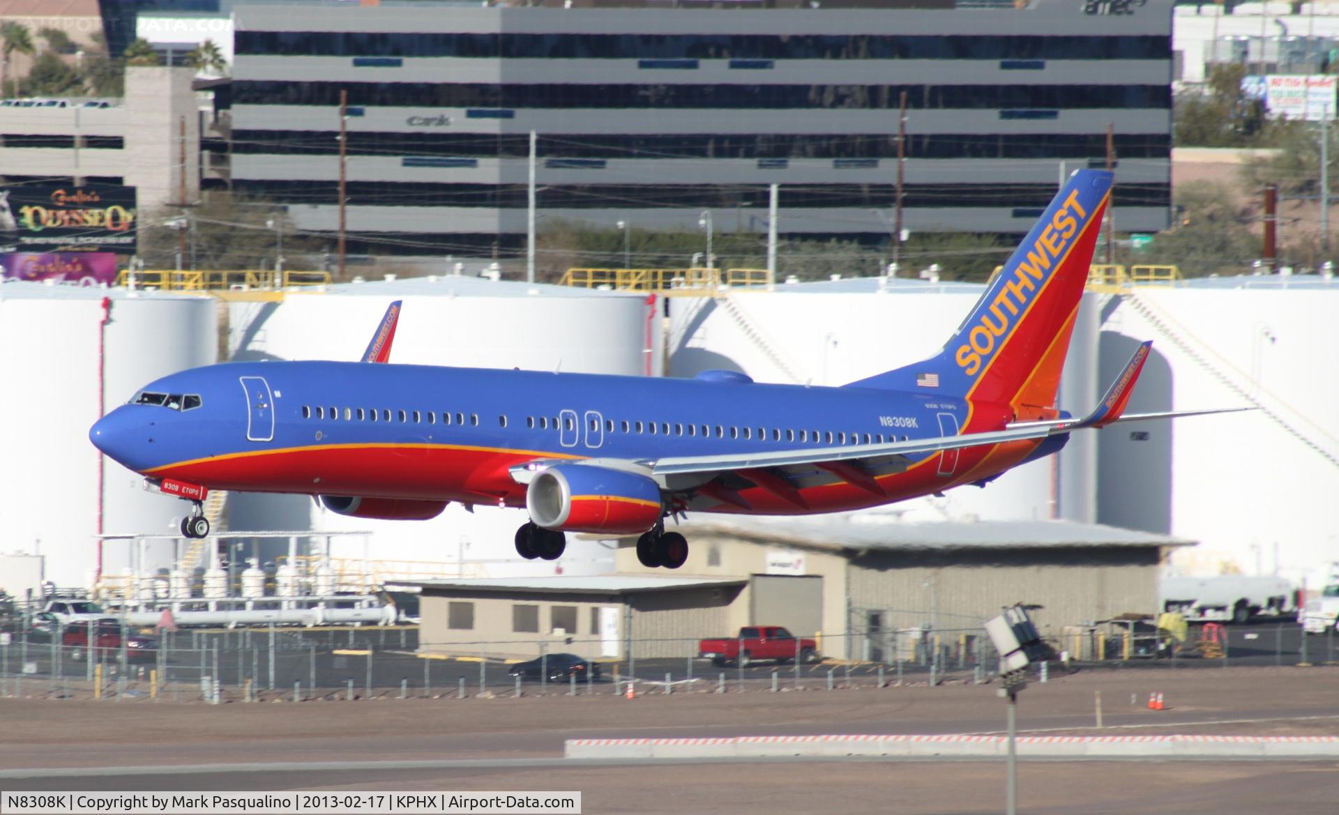 N8308K, 2012 Boeing 737-8H4 C/N 36682, Boeing 737-800