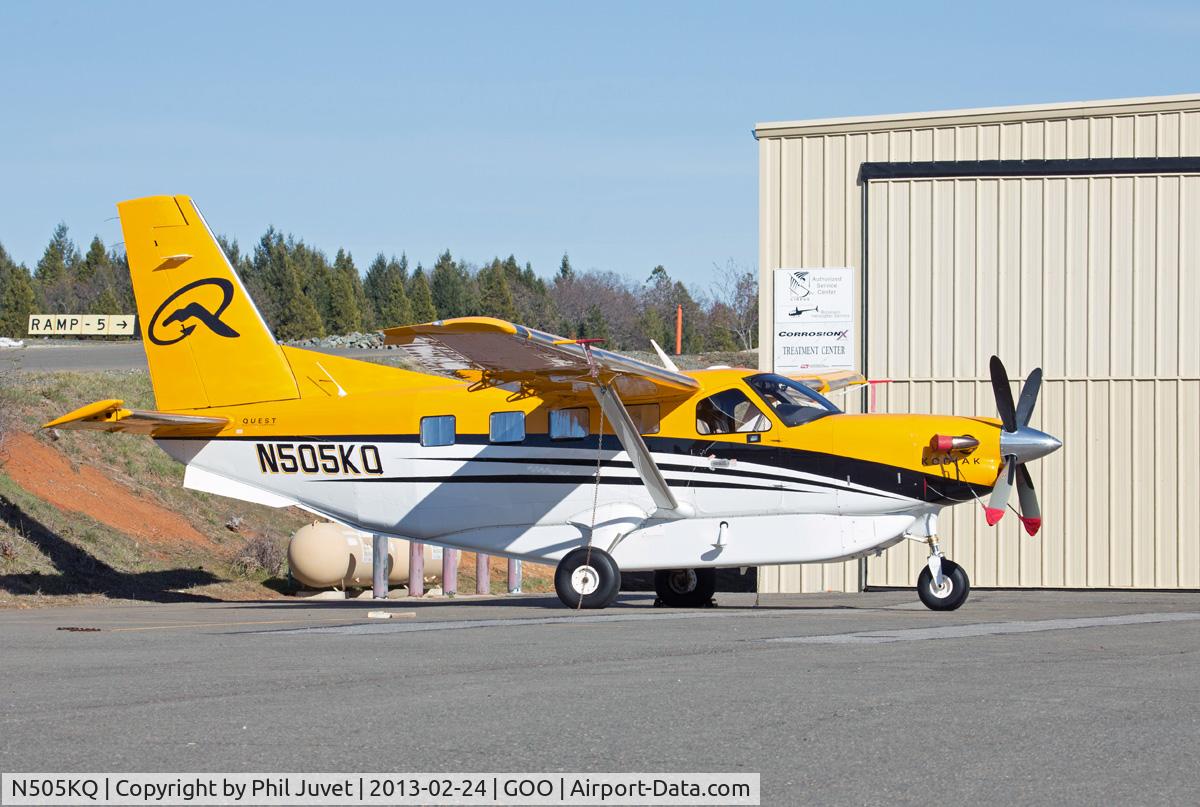 N505KQ, 2009 Quest Kodiak 100 C/N 100-0025, Parked at the Nevada County Air Park, Grass Valley, CA.
