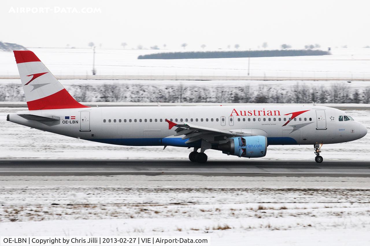 OE-LBN, 1997 Airbus A320-214 C/N 768, Austrian Airlines