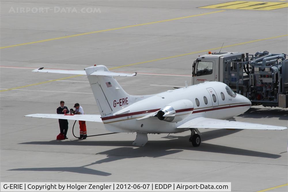 G-ERIE, 1996 Raytheon Beechjet 400A C/N RK-120, A brit-coded aircraft, probably owned by a man who lives at lake Erie shows Stars and Stripes on tail.....
Mysterious !!!
