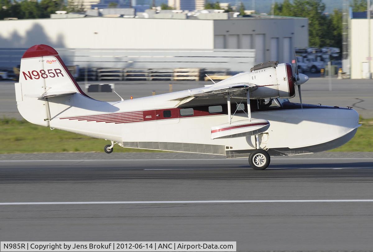N985R, 1944 Grumman G-21A Goose C/N B-86, I was happy to catch this rare aircraft !