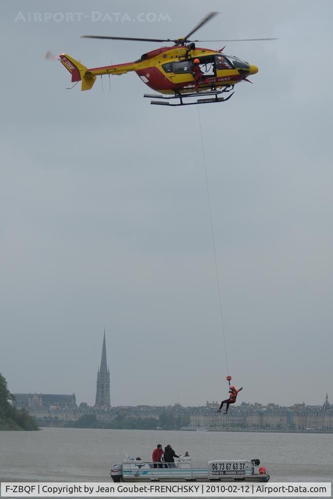 F-ZBQF, 2004 Eurocopter-Kawasaki EC-145 (BK-117C-2) C/N 9064, DRAGON 33 at Bordeaux'center