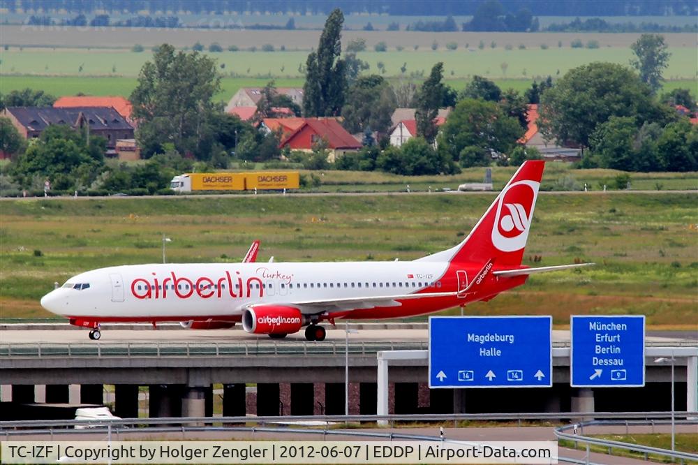 TC-IZF, 2001 Boeing 737-86J C/N 30880, AYT shuttle on taxi to apron 1....
