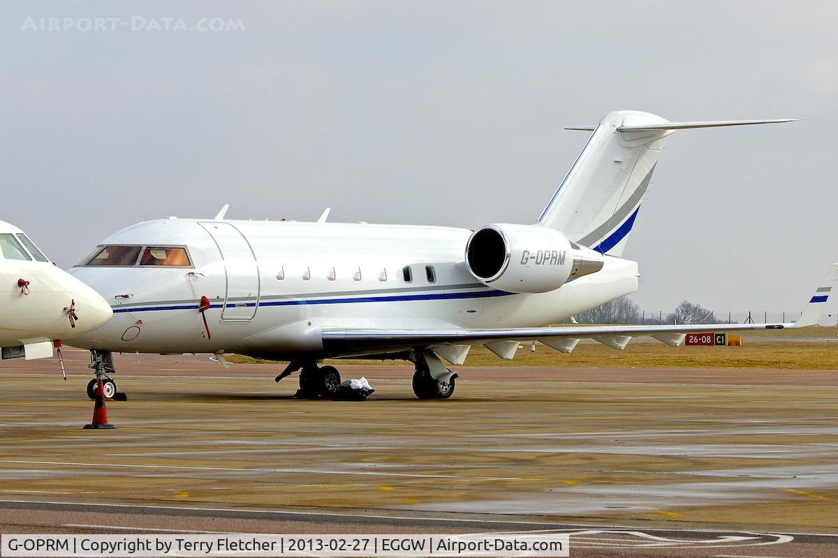 G-OPRM, 2004 Bombardier Challenger 604 (CL-600-2B16) C/N 5580, 2004 Canadair CL604 Challenger, c/n: 5580 at Luton