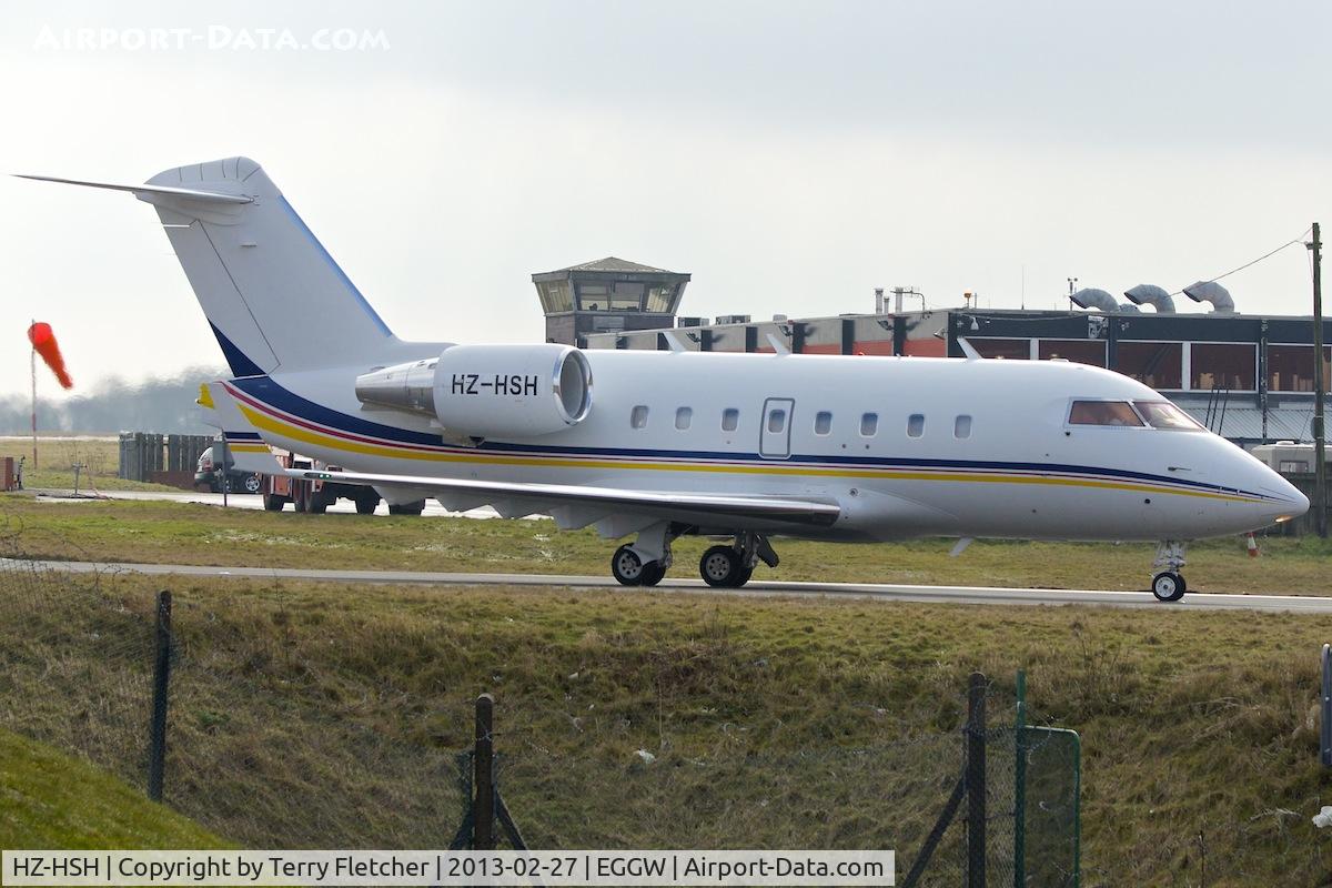 HZ-HSH, 1997 Canadair Challenger 604 (CL-600-2B16) C/N 5346, 1997 Canadair CL-600-2B16 Challenger 604, c/n: 5346 at Luton