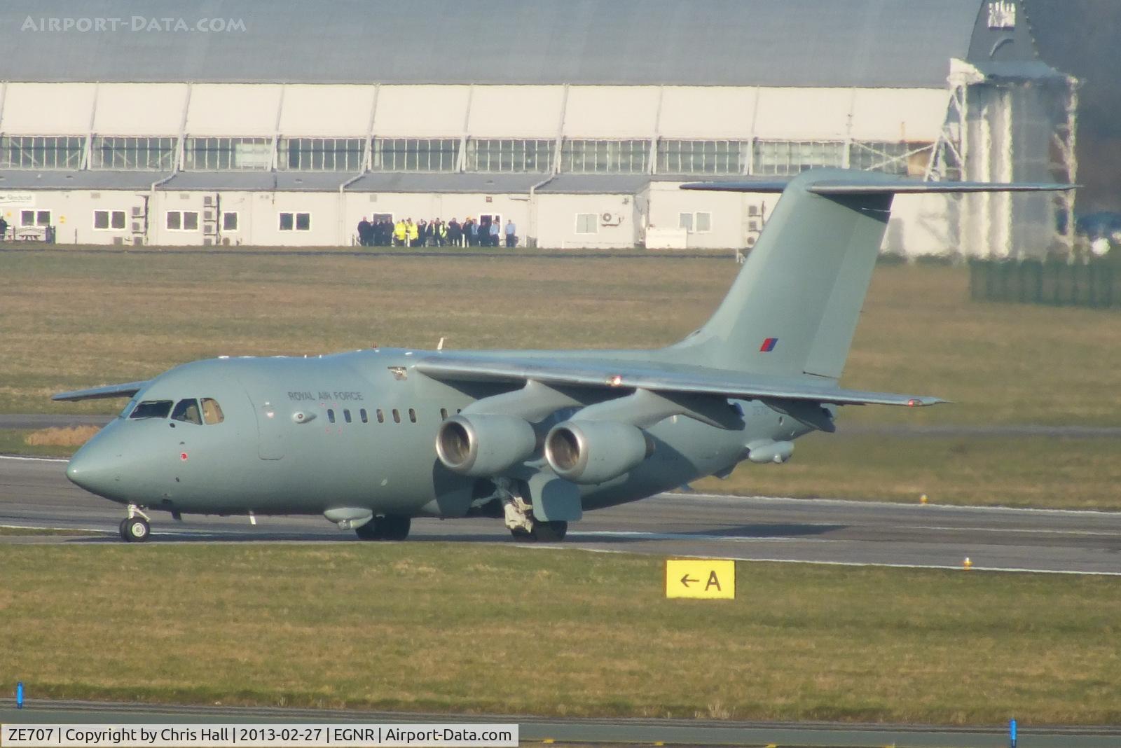 ZE707, 1991 British Aerospace BAe.146-200QC Quick Change C/N E2188, Royal Air Force