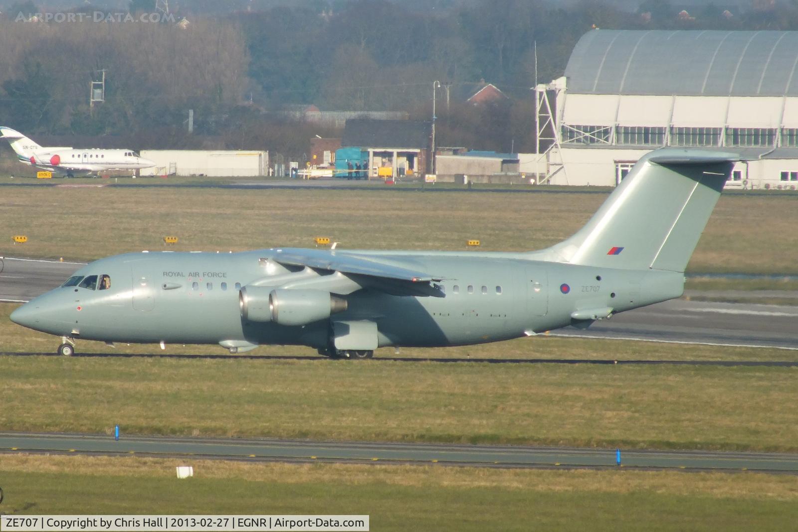 ZE707, 1991 British Aerospace BAe.146-200QC Quick Change C/N E2188, Royal Air Force