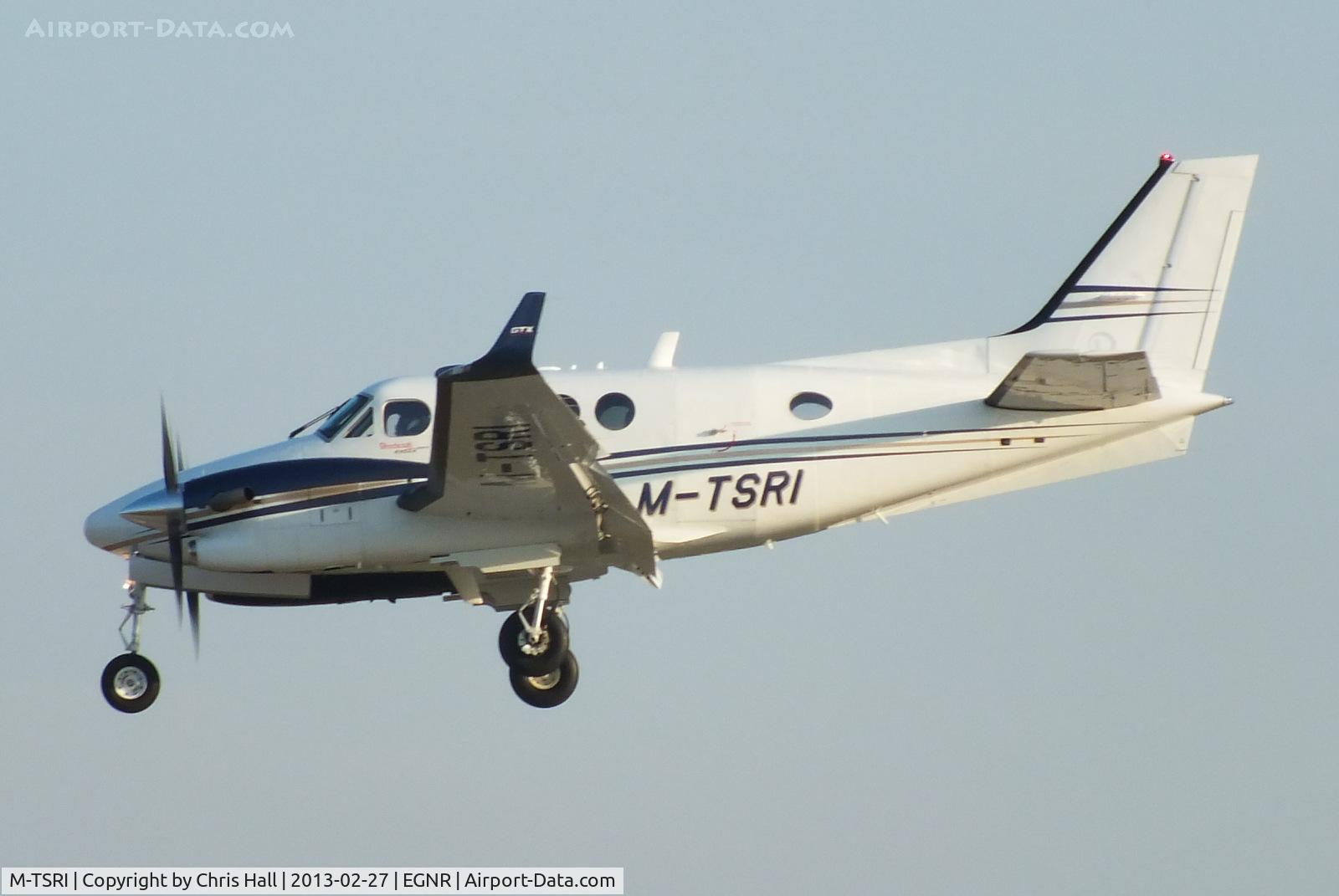 M-TSRI, Hawker Beechcraft C90GTI King Air C/N LJ-2033, Timpson Shoe Repairs