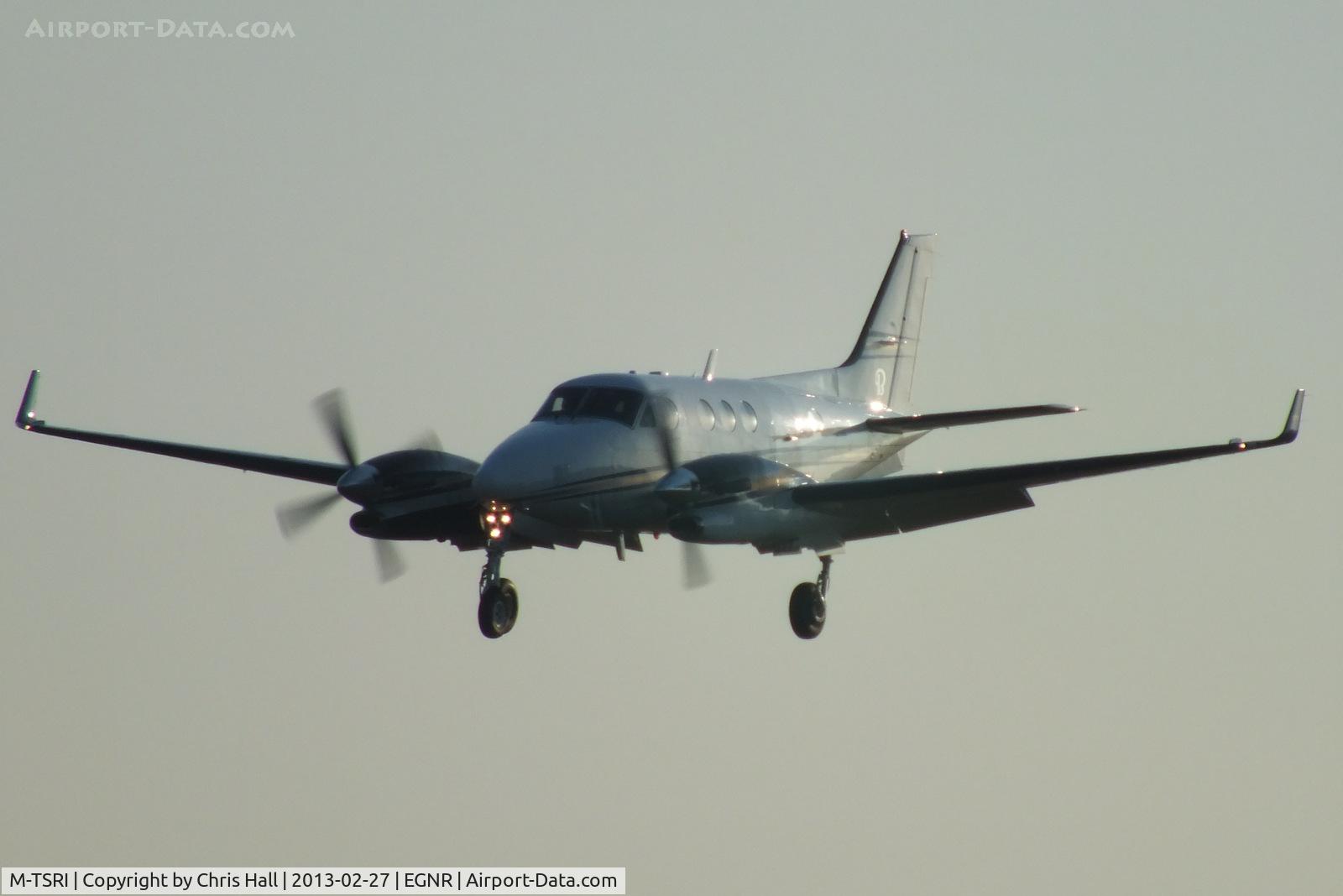 M-TSRI, Hawker Beechcraft C90GTI King Air C/N LJ-2033, Timpson Shoe Repairs