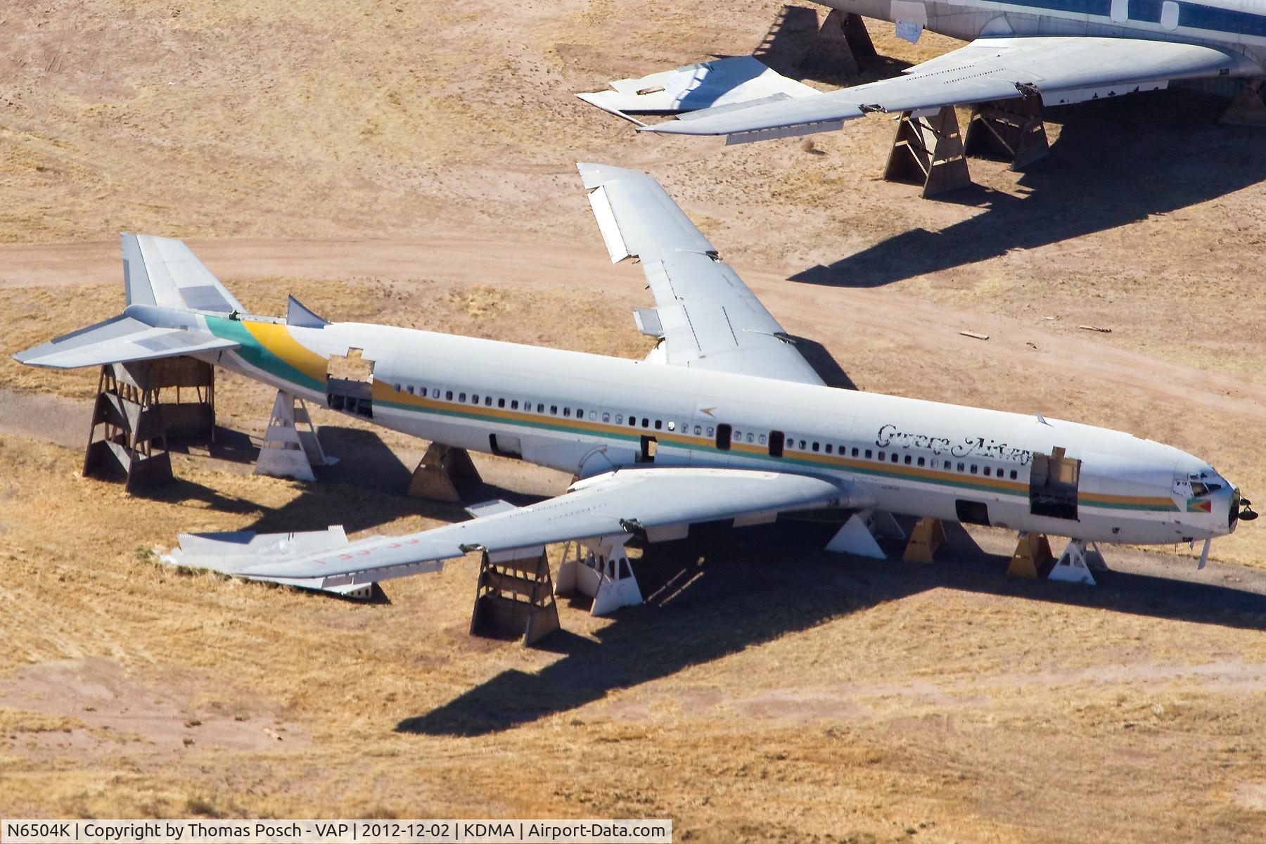 N6504K, 1968 Boeing 707-384B C/N 20035, Guyana Airways