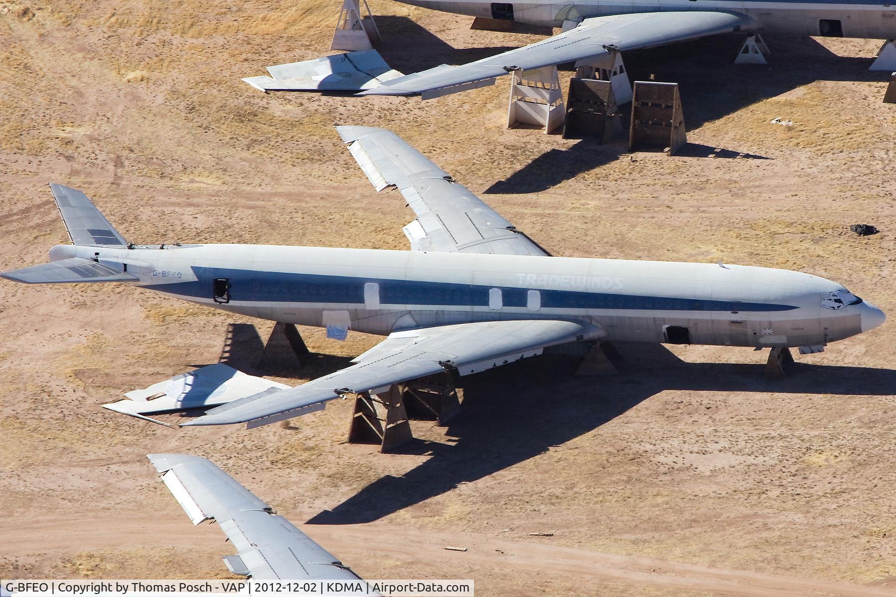 G-BFEO, 1963 Boeing 707-323C C/N 18691, Tradewinds Airways